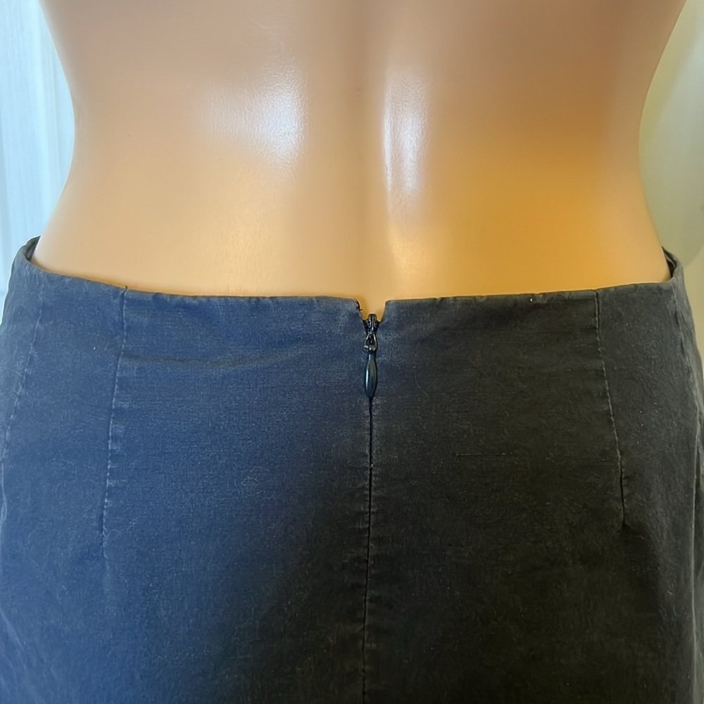Gap navy blue lined  miniskirt sz 6 - Picture 3 of 4